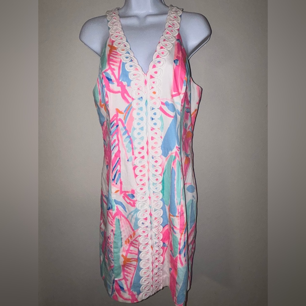 Lilly Pulitzer Pink and Blue Swim Cover-Up
